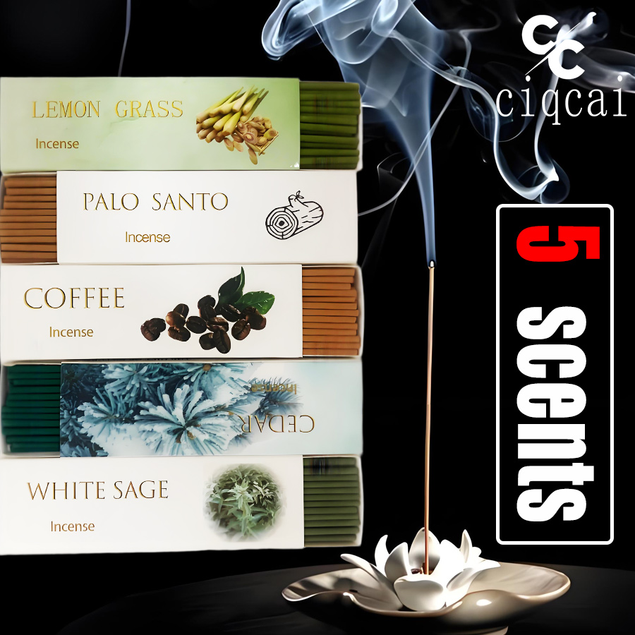 Quality Home Fragrance - 【5 نكهات】أعواد بخور سميكة عالية الجودة،