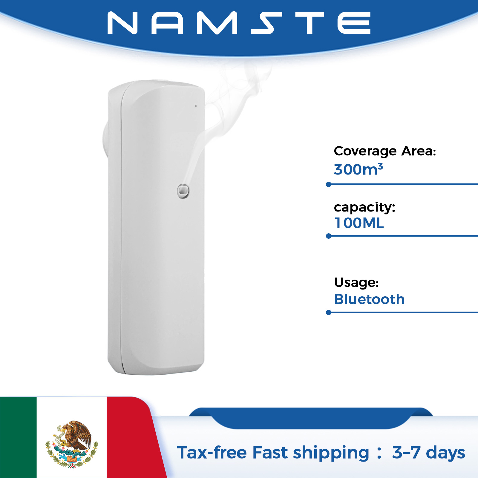 Home Fragrance Aroma - ناشر زيوت عطرية NAMSTE بتقنية البلوتوث،