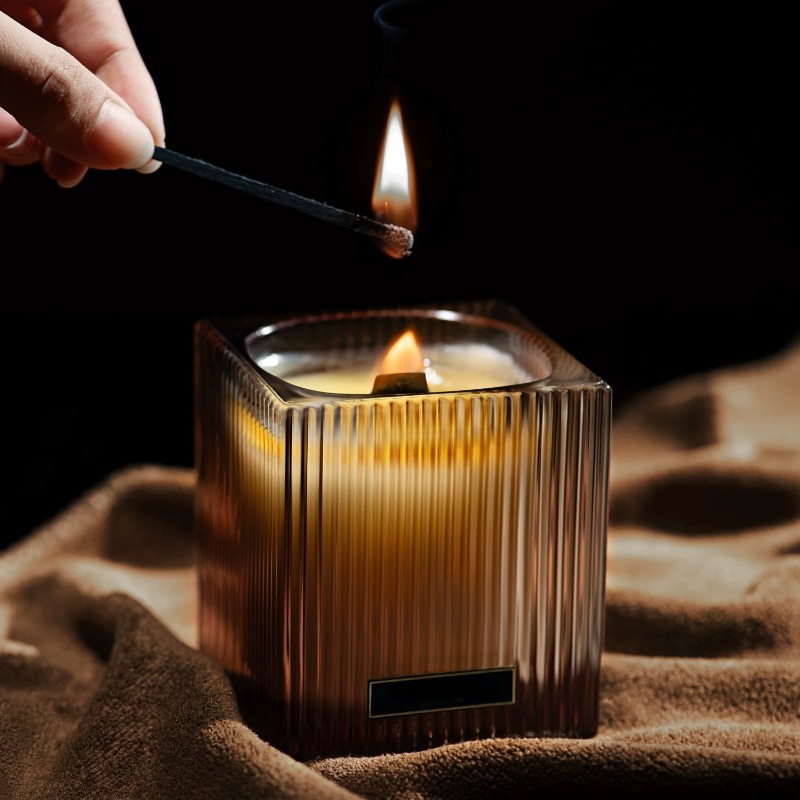 Fragrance Home Decor - شمعة معطرة للعلاج بالروائح، عطر طويل