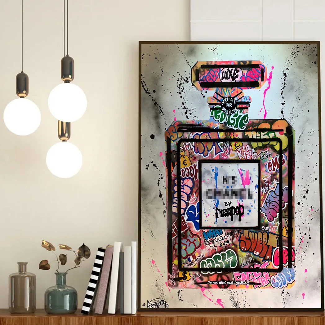 Fragrance Home Decor - مجردة شارع الكتابة على الجدران الحبر