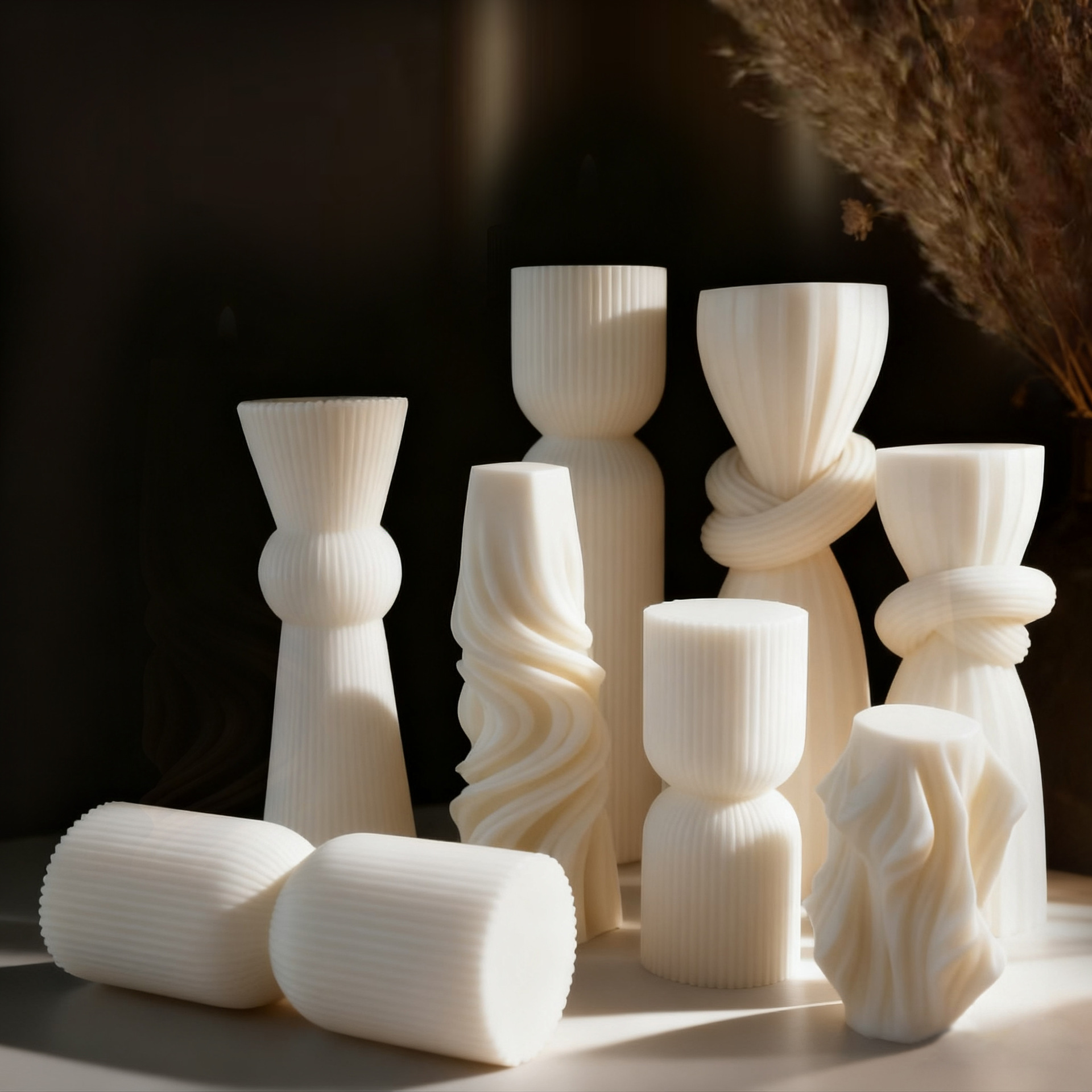 شمعة معطرة بيضاء بتصميم اسكندن - مراجعة Fragrance Home Decor وسعره
