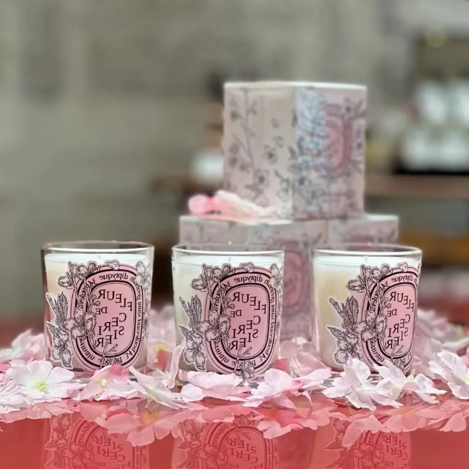 شموع عطر ساكورا معطرة ، شموع ر - مراجعة Quality Home Fragrance وسعره